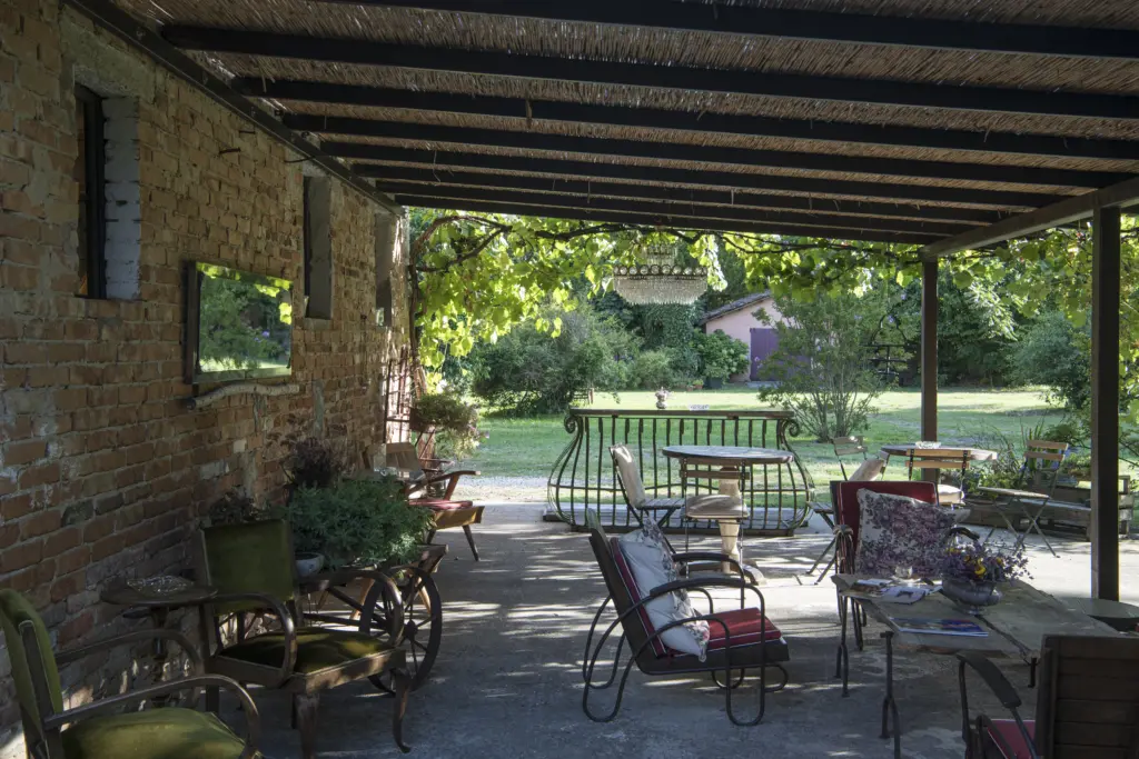 L'esterno del glamping Canonici San Marco