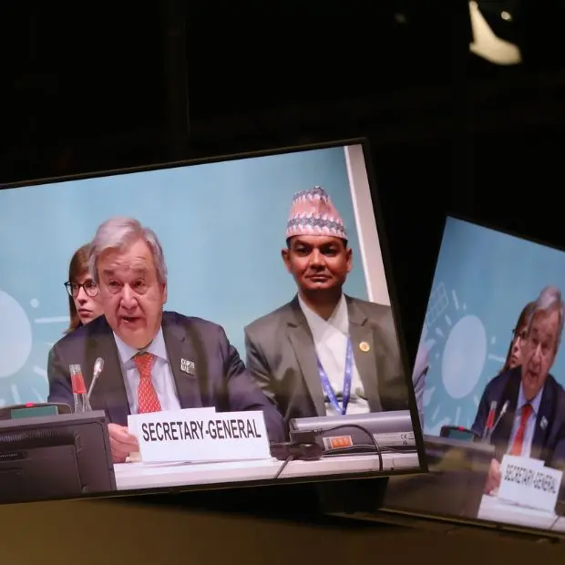 António Guterres, segretario generale dell'Onu. Foto: UNclimatechange