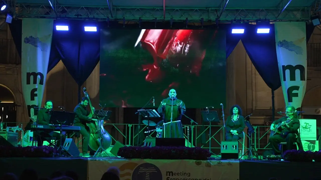 Fra’ Massimo Corallo: «Francesco? Viviamolo al presente»: il concerto "Cantico del limite", lo scorso 19 maggio a Catania.