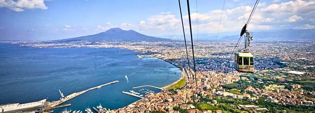 La Funivia del Faito a Castellammare di Stabia, terra del carciofo violetto (Foto: napoli-turistica.com)