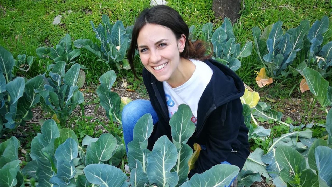 Marzia, la titolare del glamping Villarè,