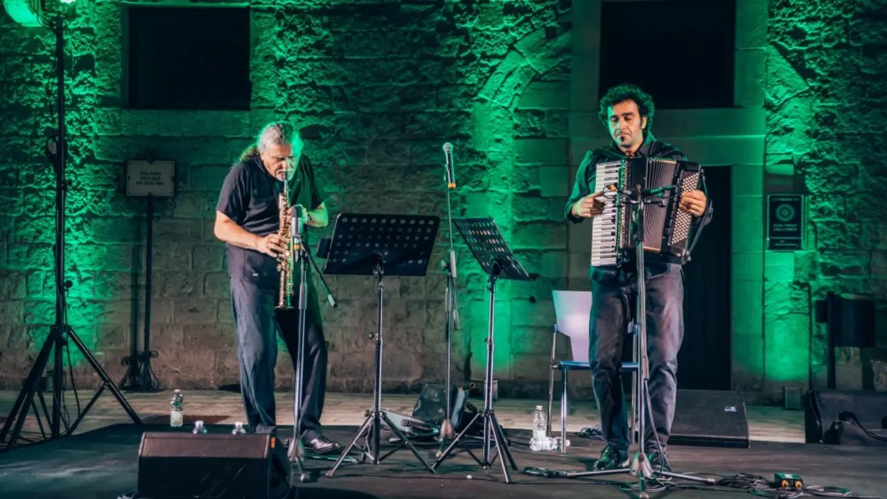 Javier Girotto e Vince Abbracciante in performance