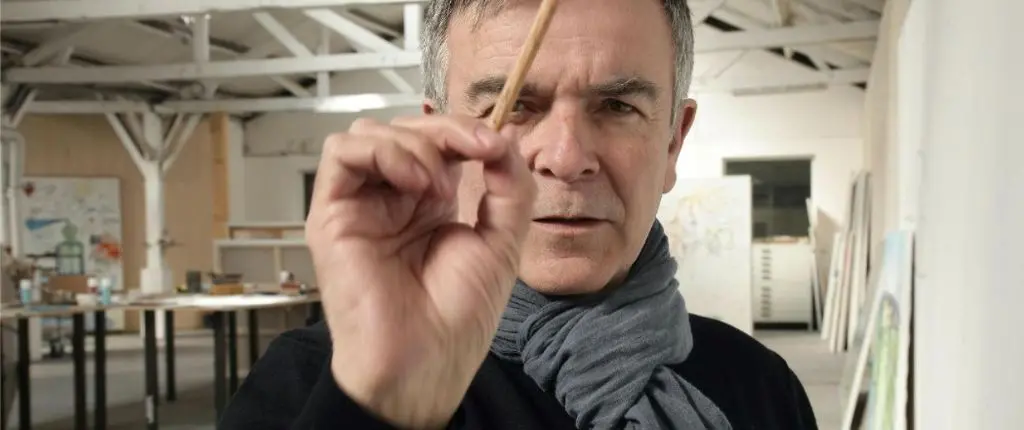 L'artista francese Fabrice Hyber,