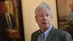 Primo piano del Nobel per l'economia Richard H. Thaler