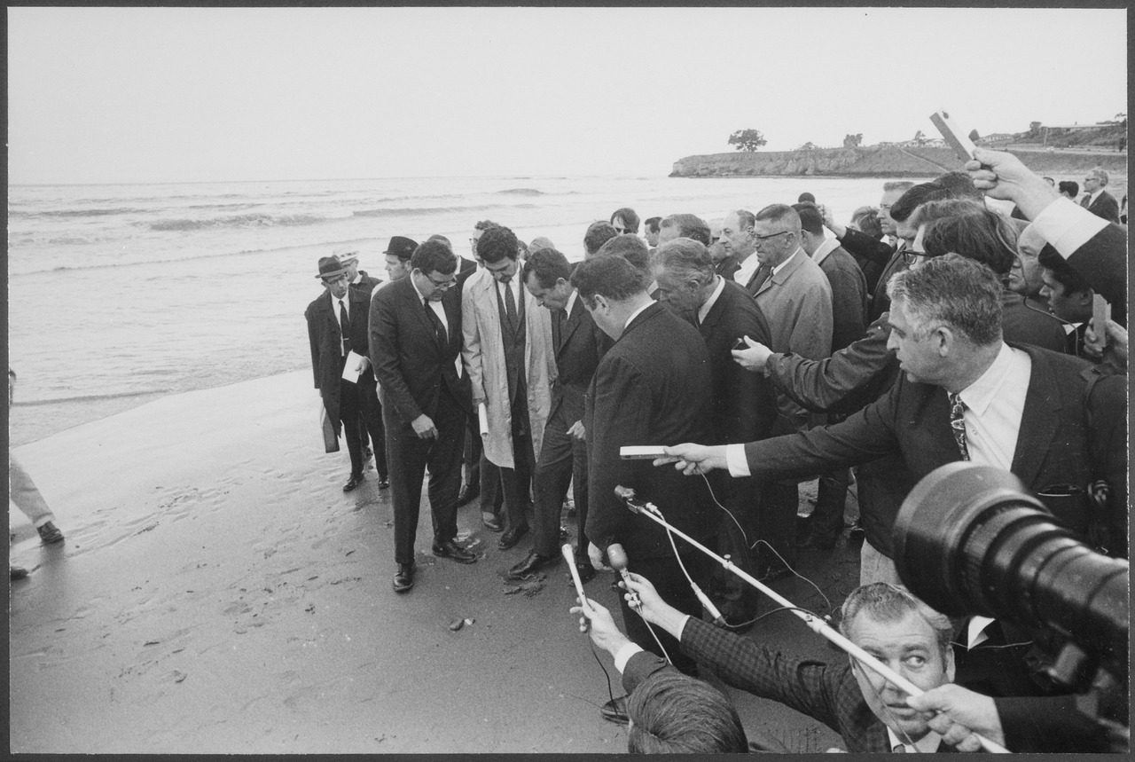 Il presidente Nixon a Santa Barbara, il 21 marzo 1969 (Foto: U.S. National Archives and Records Administration)