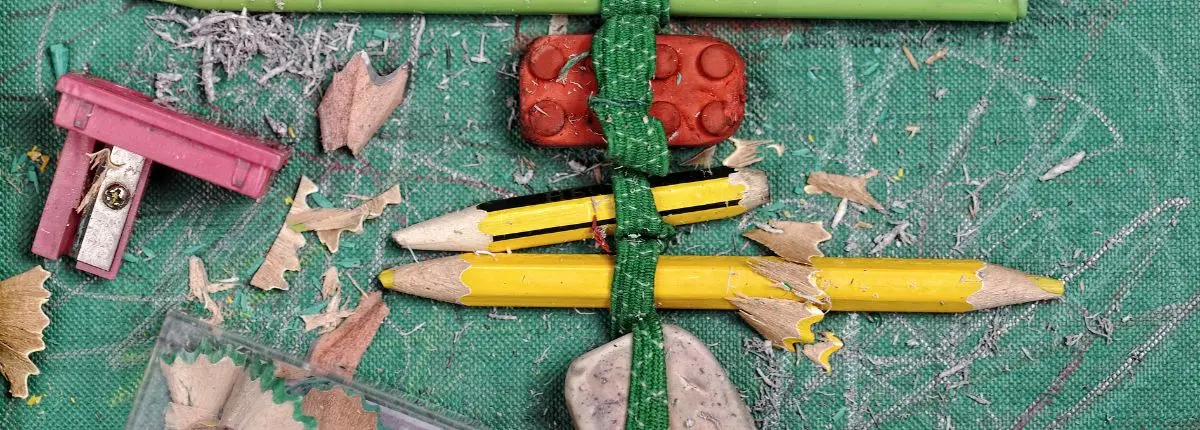 Back to school creativo e sostenibile: un vecchio astuccio