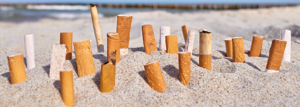 Cicche sulla spiaggia, stop al littering dei mozziconi