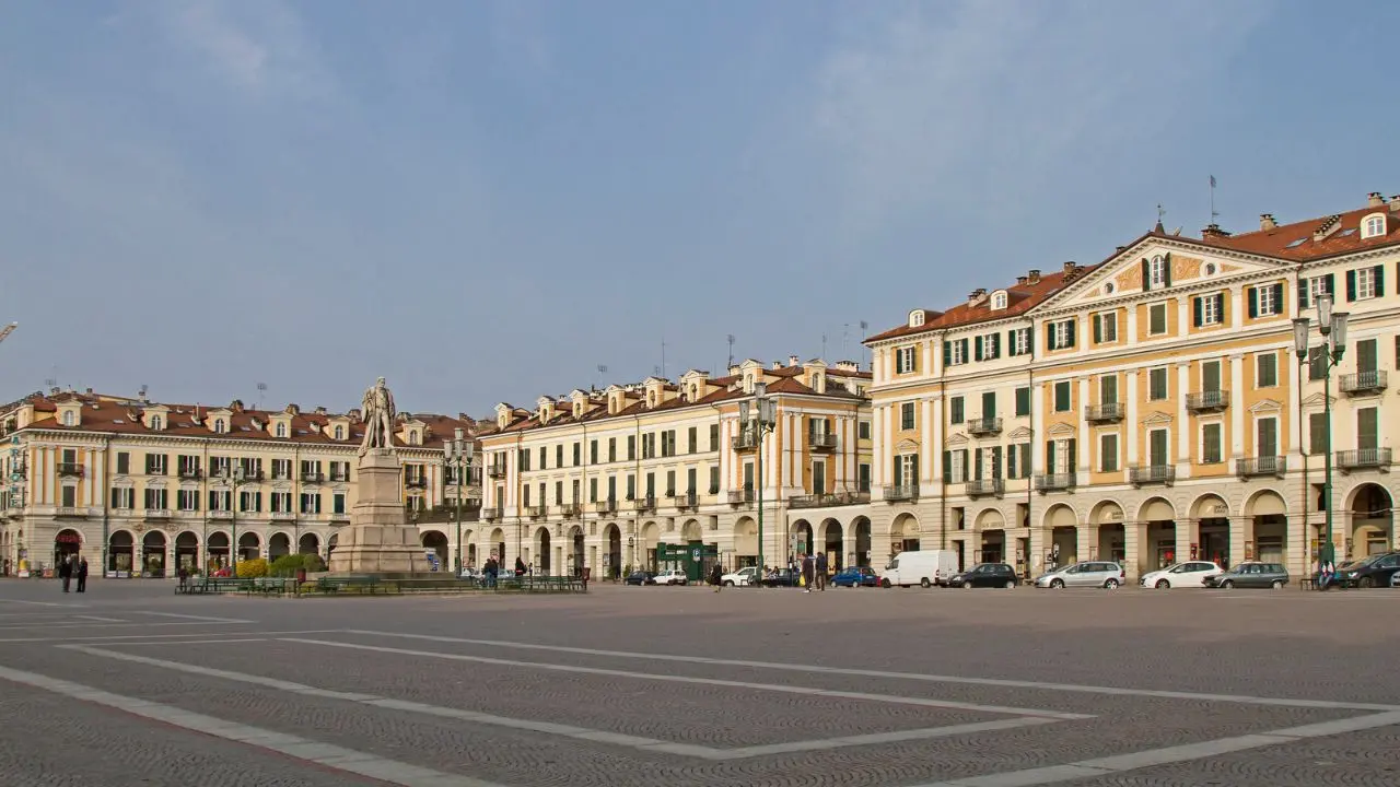 Piazza Galimberti, a Cuneo
