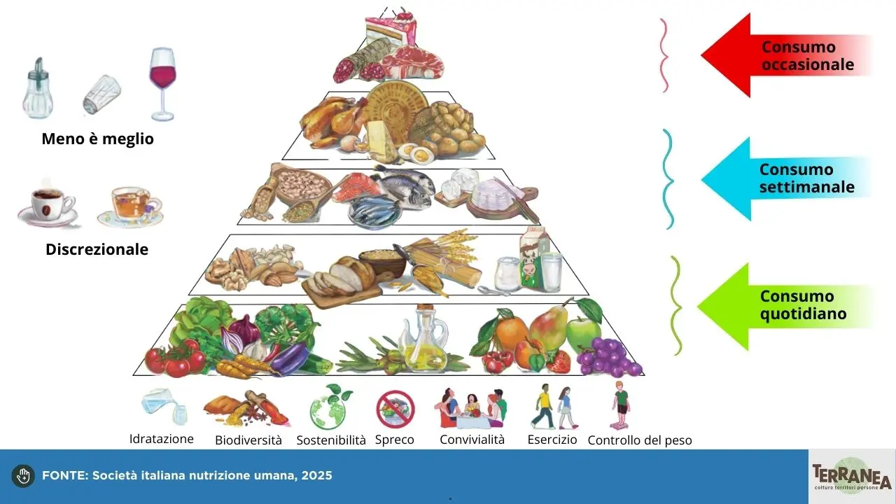 La Dieta Med ha una nuova piramide