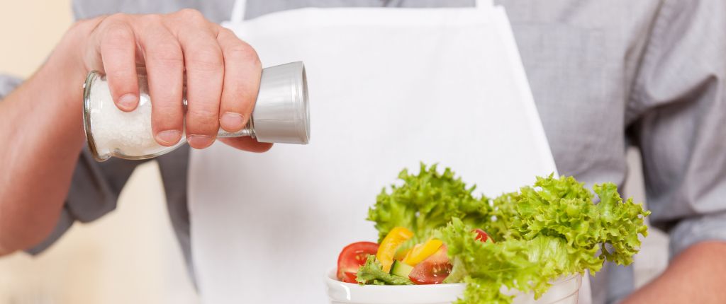Sale sull'insalata