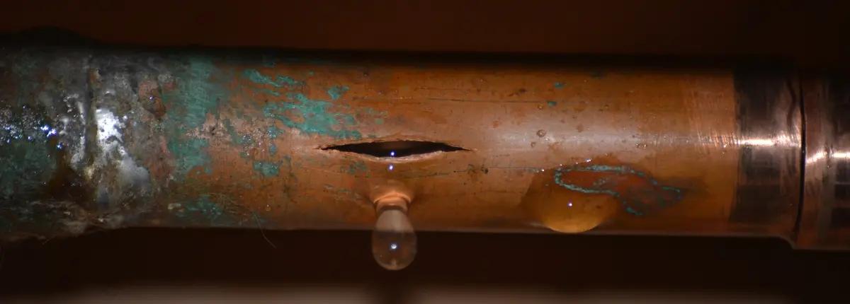 Perdita d'acqua in una tubatura