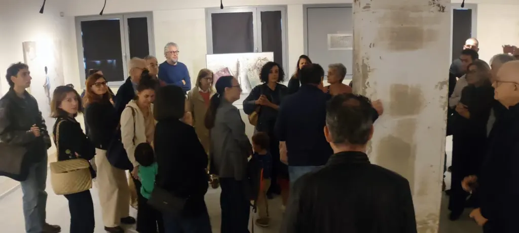 La mostra "Sommersi salvati", i visitatori nella sala