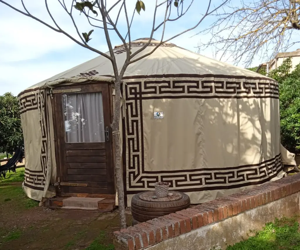 La Yurta, esterno, glamping Il Sole